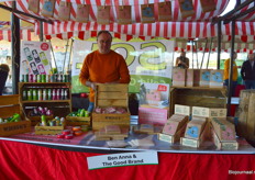 Jean-Pierre de Wild van The Good Brand met onder meer de producten van Ben-Anna. 